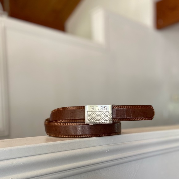 Hugo Boss Other - Vintage Hugo boss adjustable brown belt